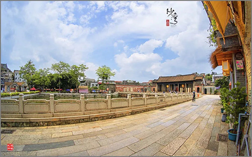 A scenic view of Guangzhou Shawan Liugengtang