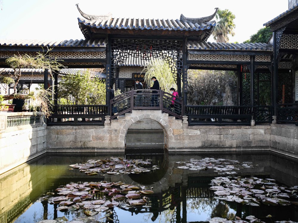 A scenic view of Guangzhou Yuyin Shanfang