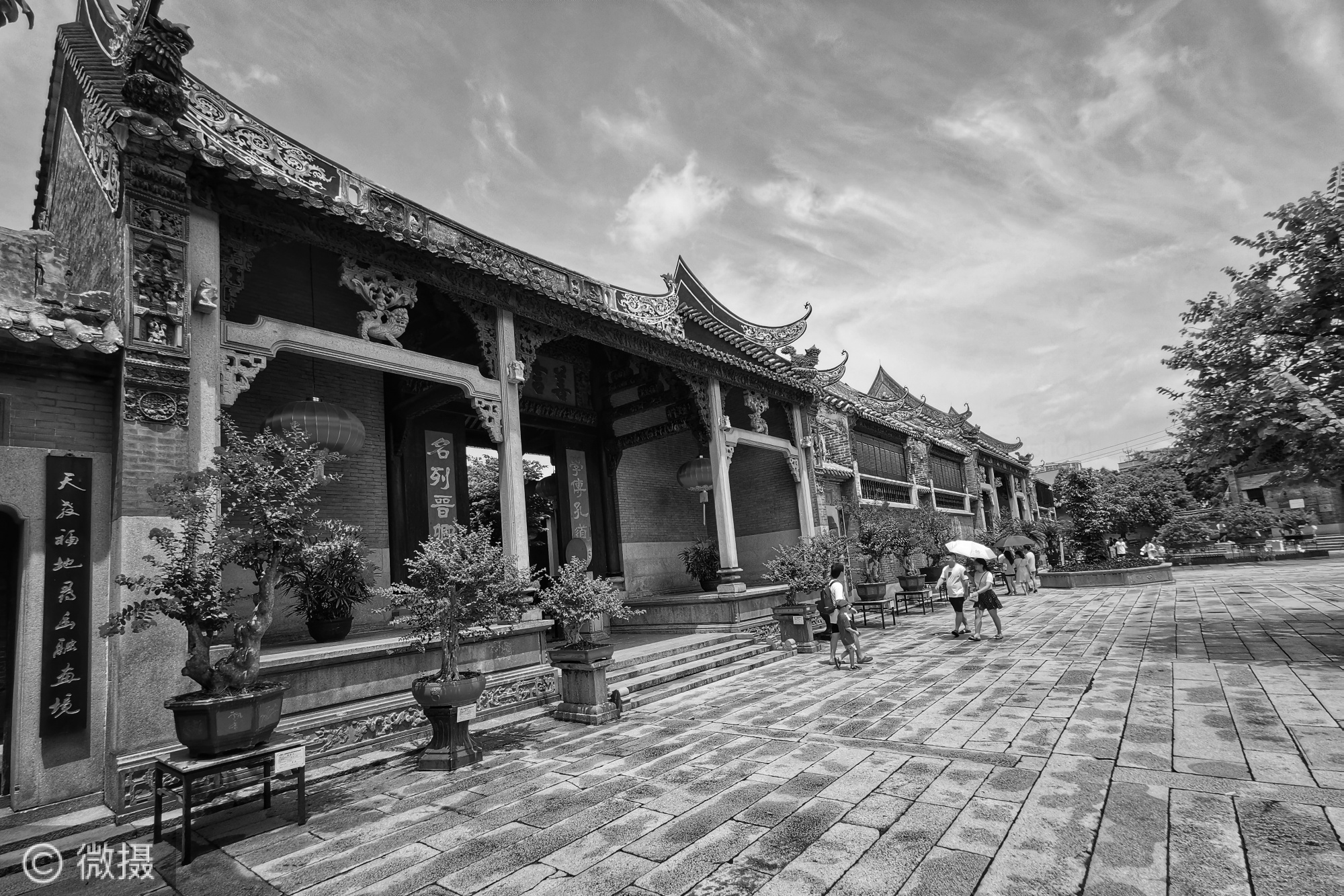 A scenic view of Guangzhou Yuyin Shanfang
