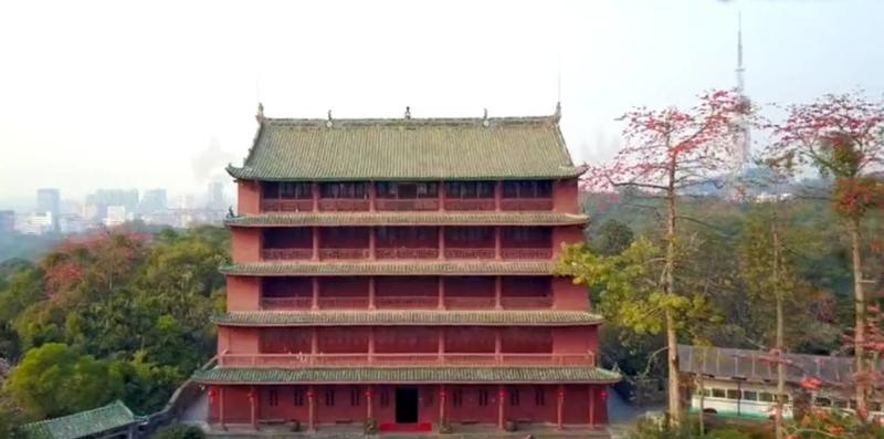 A scenic view of Guangzhou Zhenhailou Mingchengqiang