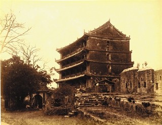 A scenic view of Guangzhou Zhenhailou Mingchengqiang