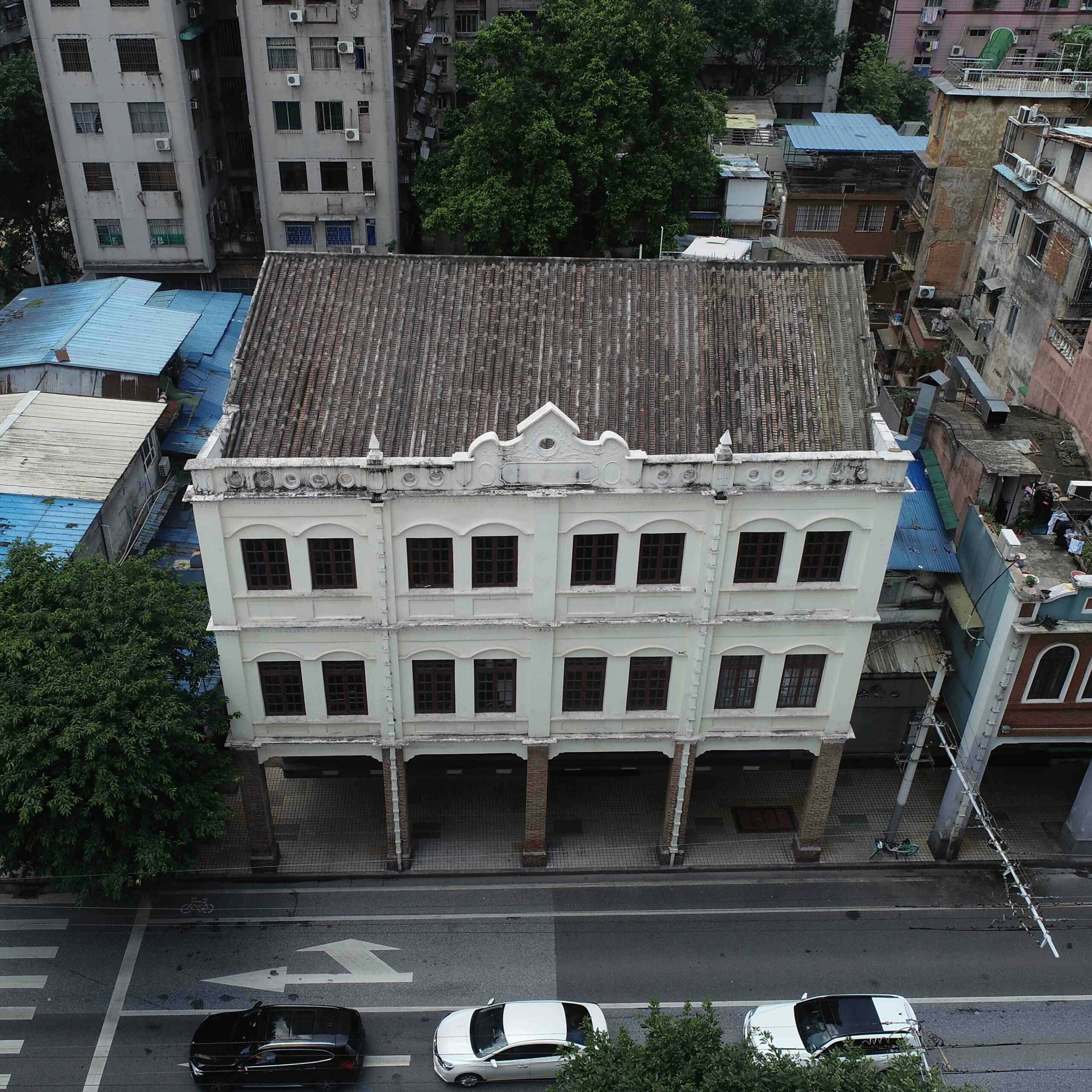 A scenic view of Guangzhou Zhonggong Guangdongqu Zhiweihui Jiuzhi