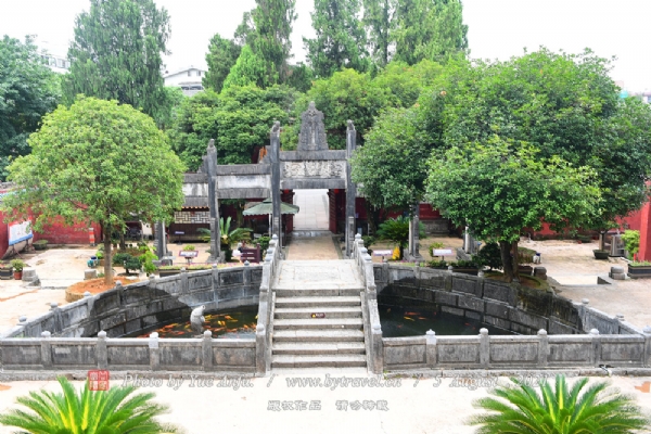 A scenic view of Guilin Gongcheng Gujianzhuqun