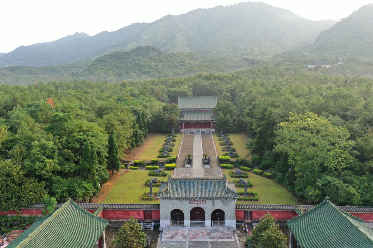 A scenic view of Guilin Jingjiang Wangfu Ji Wangling