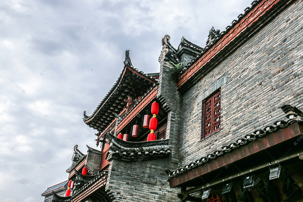 A scenic view of Guilin Lewancun Gujianzhuqun