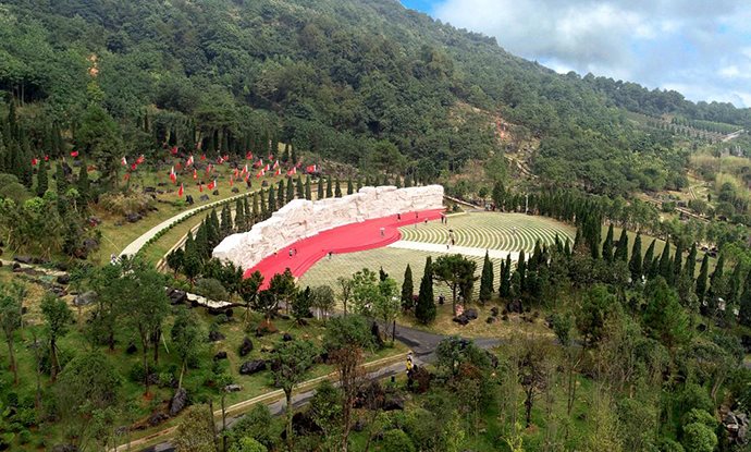A scenic view of Guilin Xiangjiang Zhanyi Jiuzhi