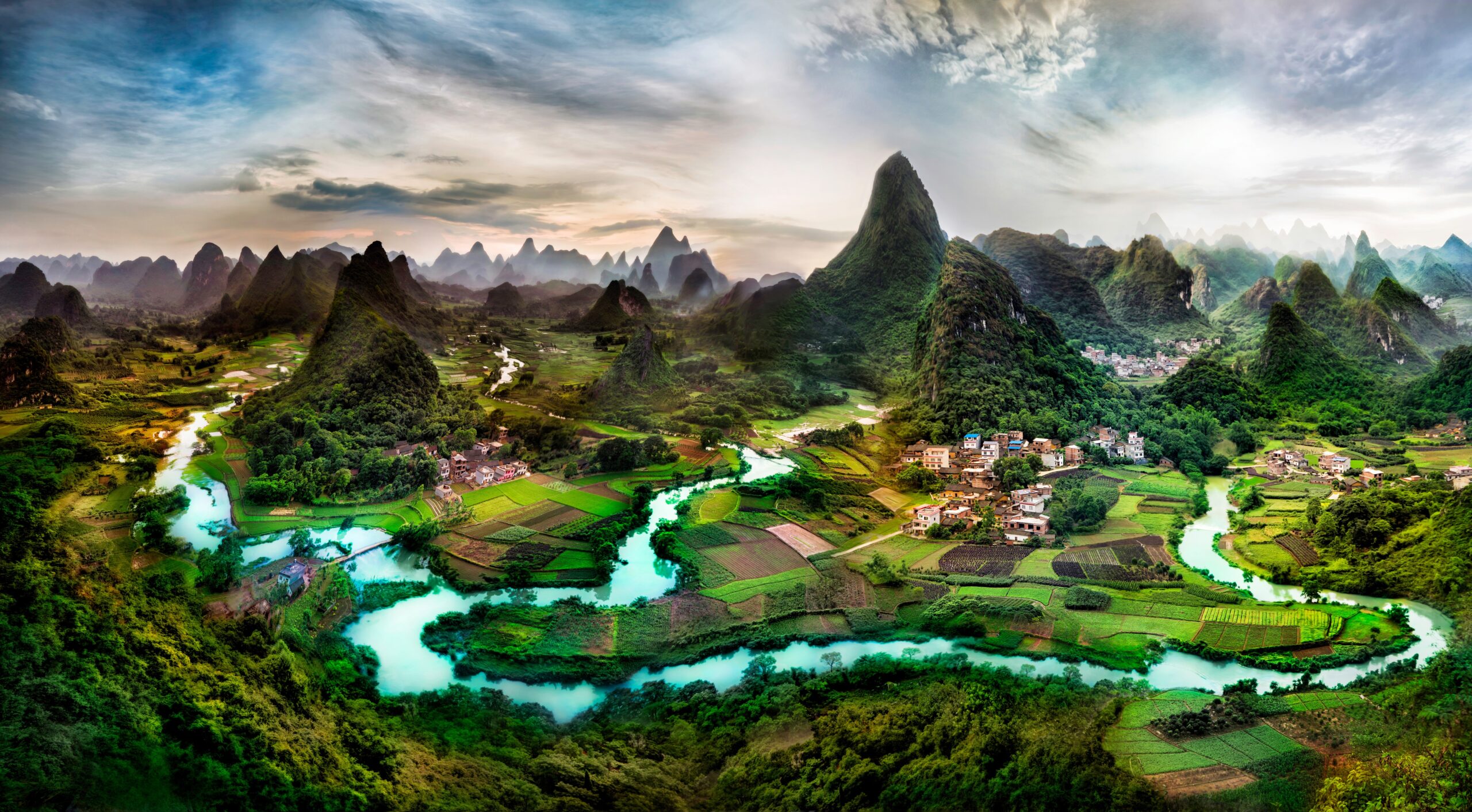 A scenic view of Guilin Xiaojin Yizhi