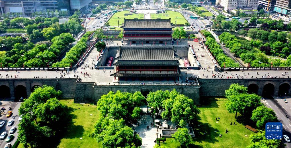 A scenic view of Guilin Yongningzhoucheng Chengqiang
