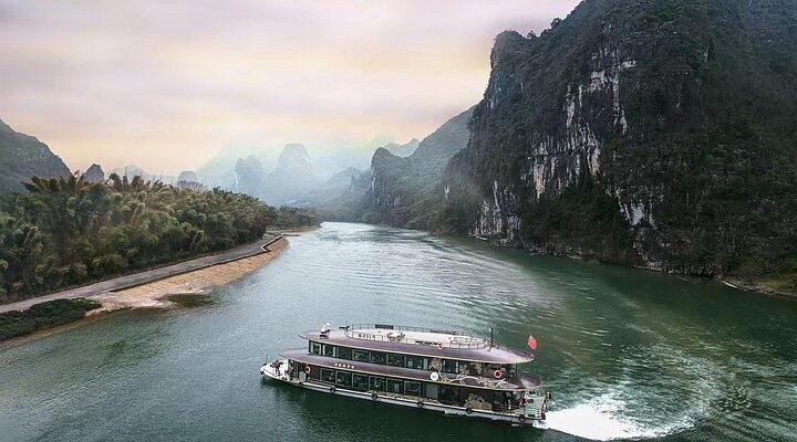 A scenic view of Guilin Yongningzhoucheng Chengqiang