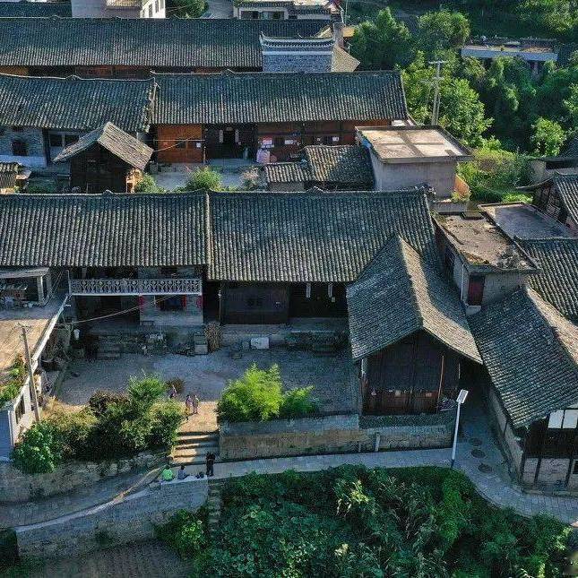 A scenic view of Guiyang Matouzhai Gujianzhuqun
