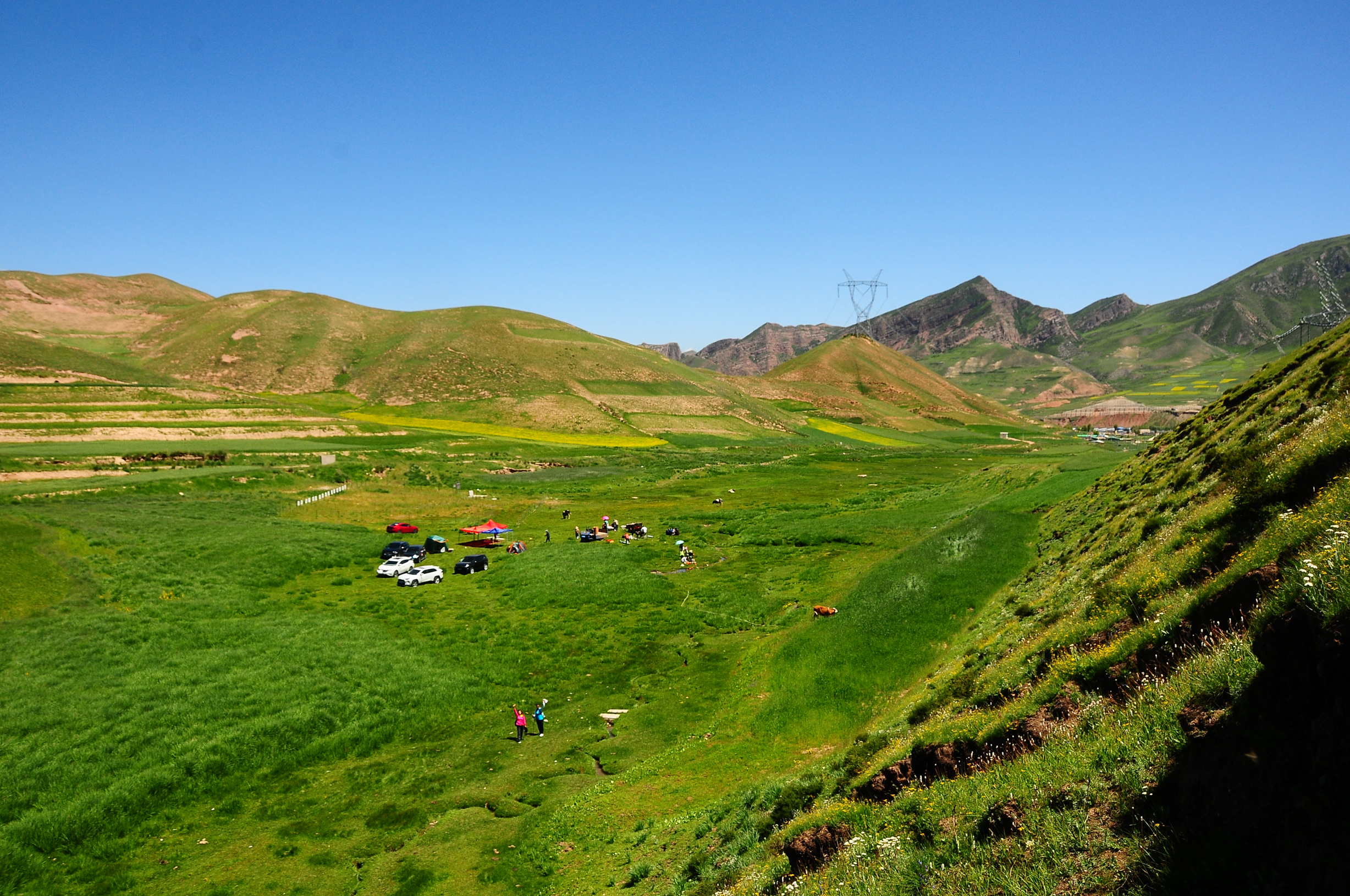 A scenic view of Guoluo Heping Jiefang Jiniandi