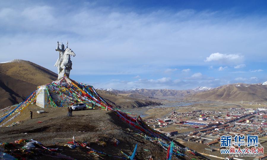 A scenic view of Guoluo Heping Jiefang Jiniandi
