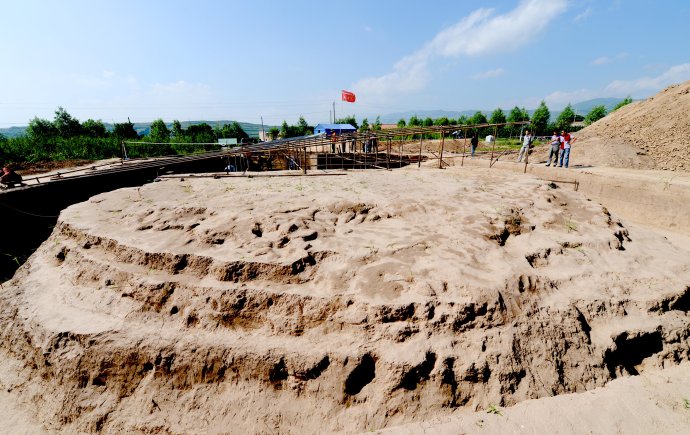 A scenic view of Guyuan Beichao Suitang Mudi