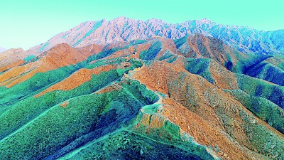 A scenic view of Guyuan Changcheng Qinchangcheng Yizhi