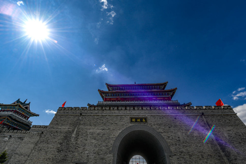 A scenic view of Guyuan Changcheng Qinchangcheng Yizhi