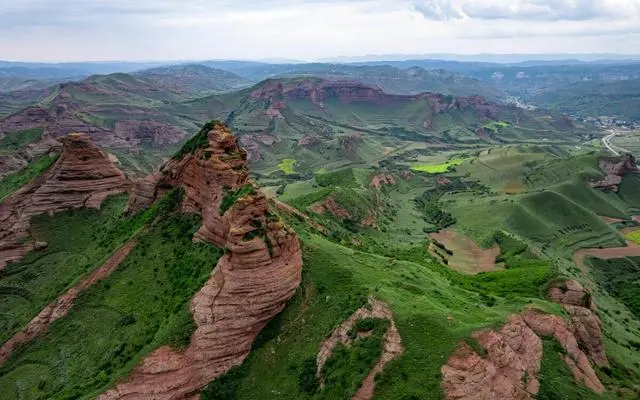 A scenic view of Guyuan Daying Chengzhi