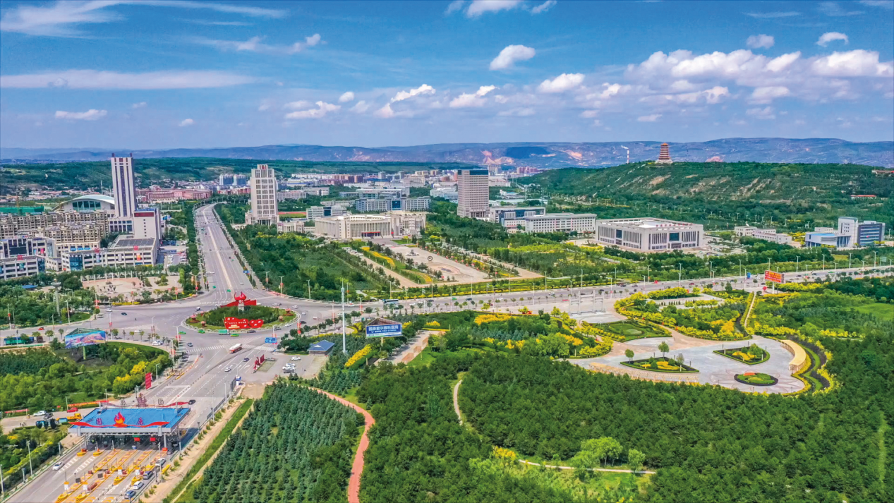 A scenic view of Guyuan Daying Chengzhi