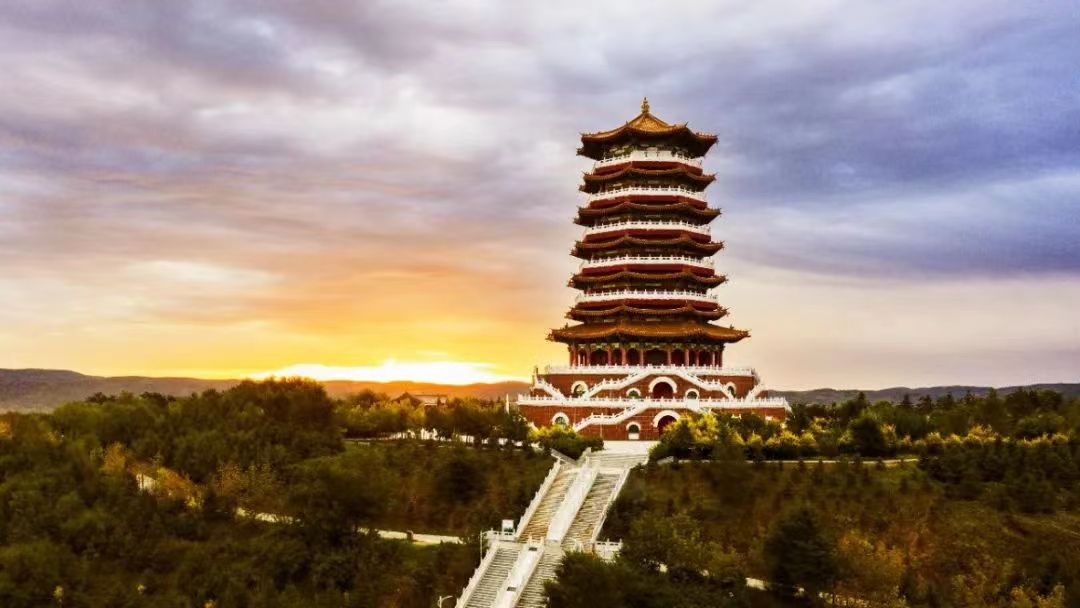 A scenic view of Guyuan Gucheng Yizhi