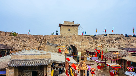 A scenic view of Guyuan Gucheng Yizhi