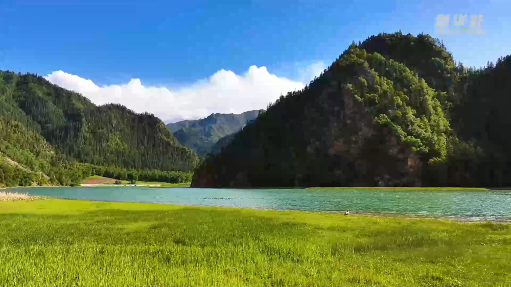 A scenic view of Haibei Menyuan Gucheng