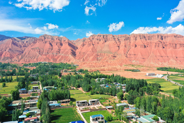 A scenic view of Haidong Dandousi