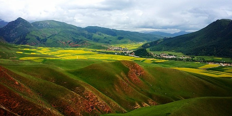 A scenic view of Haidong Machangyuan Yizhi