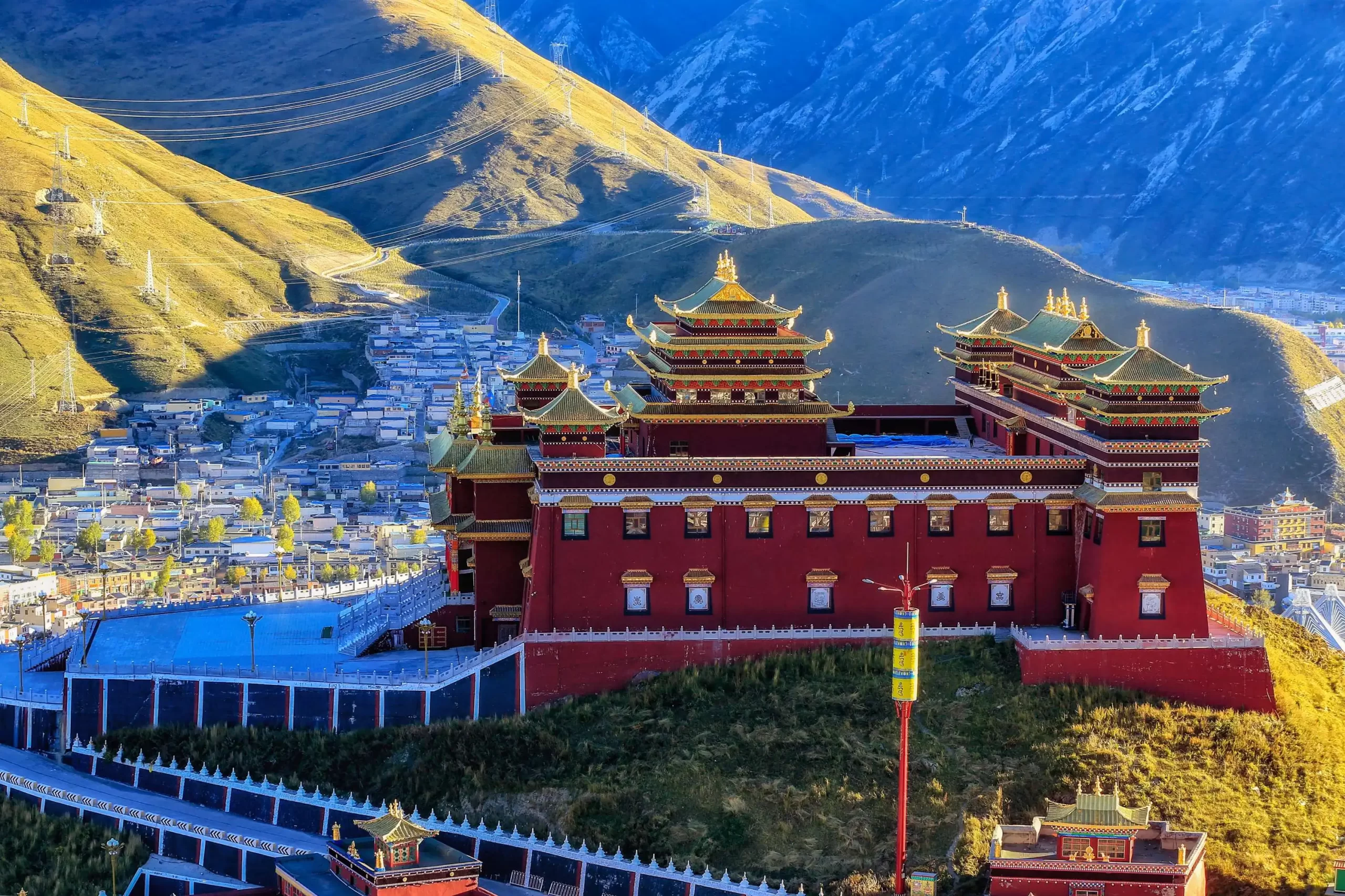 A scenic view of Haidong Quezangsi