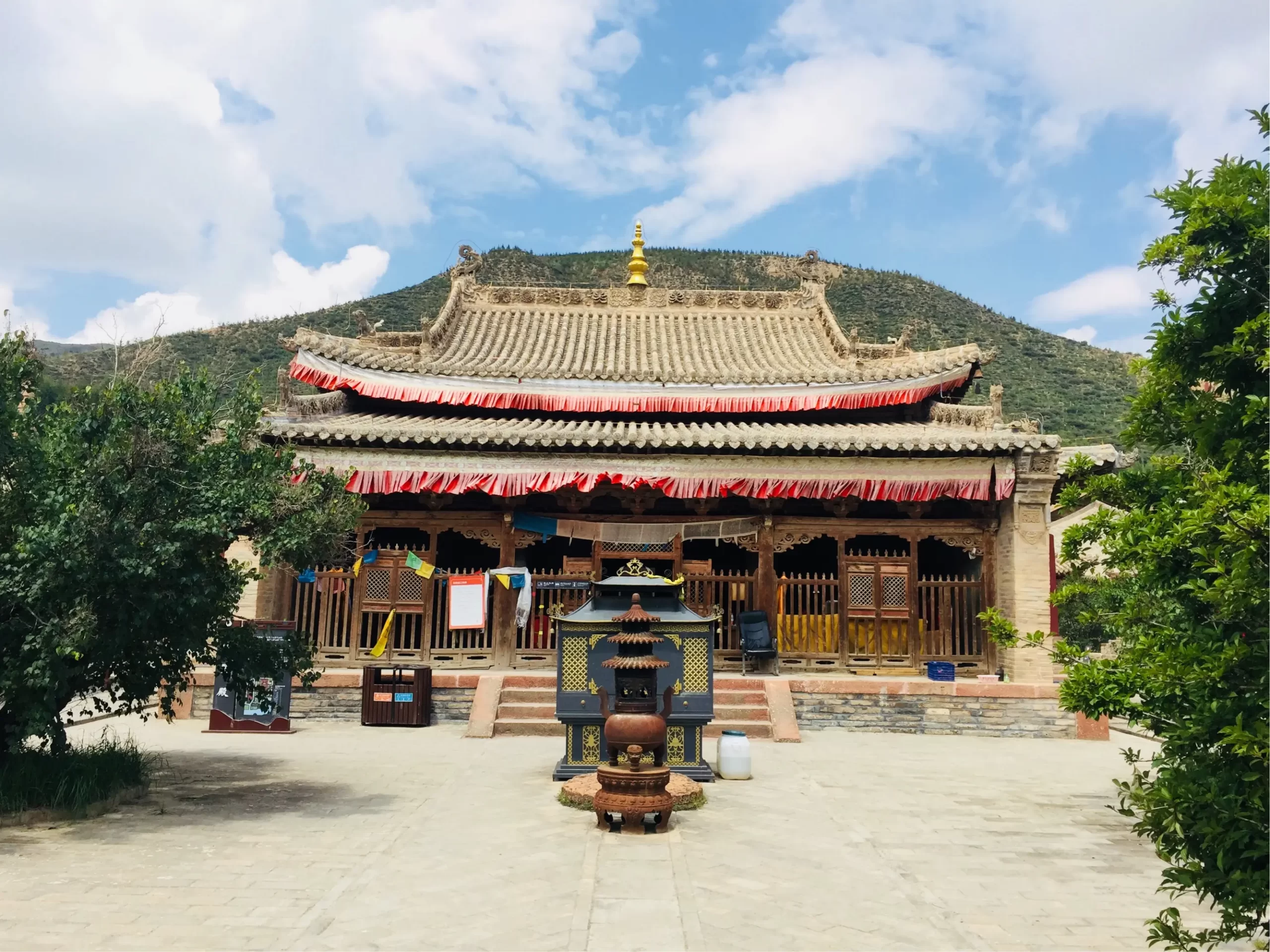 A scenic view of Haidong Qutansi