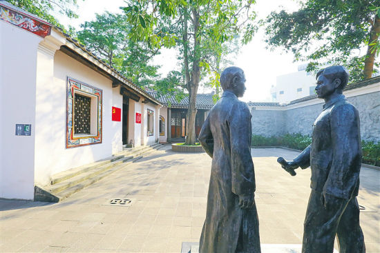A scenic view of Haikou Qionghaiguan Jiuzhi