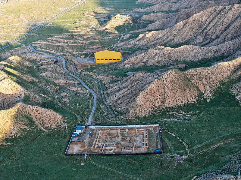 A scenic view of Haixi Reshui Muqun
