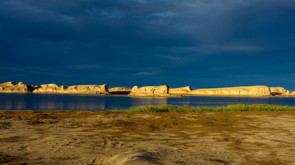 A scenic view of Haixi Tawendalihai Yizhi