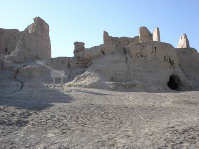 A scenic view of Hami Baiyanggou Fosi Yizhi