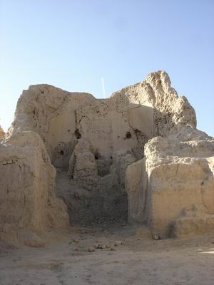 A scenic view of Hami Baiyanggou Fosi Yizhi