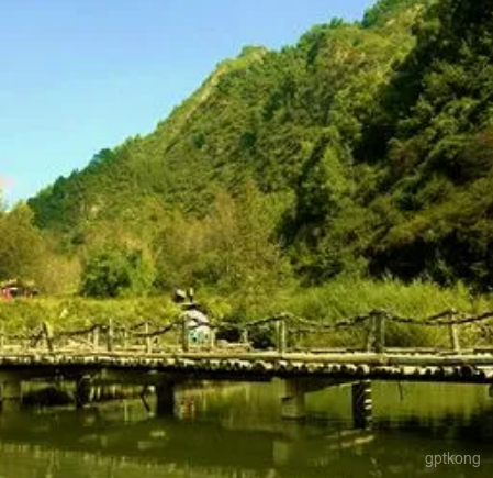 A scenic view of Hami Shirenzi Gou Yizhiqun