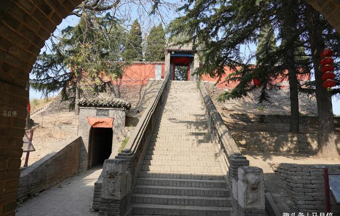 A scenic view of Handan Changuo Temple Site