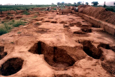 A scenic view of Handan Cishan Site
