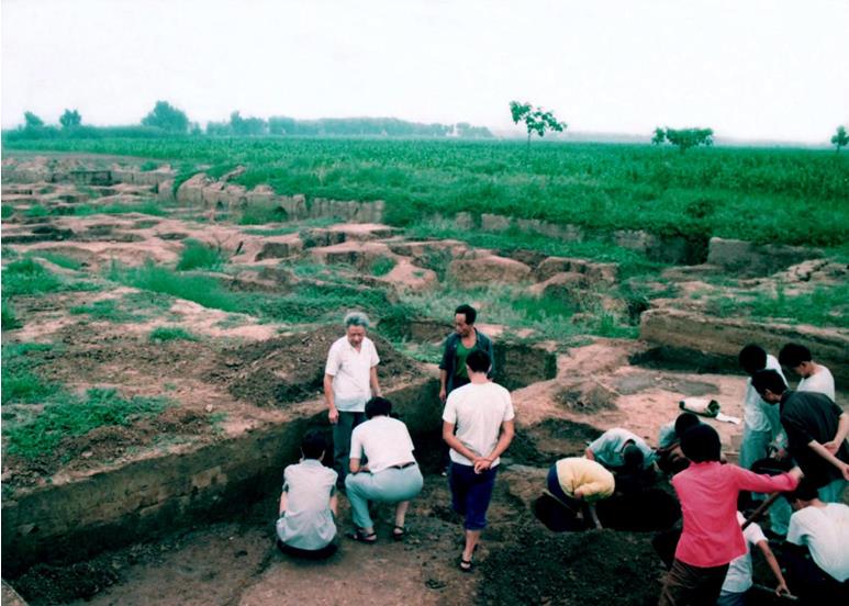A scenic view of Handan Cishan Site