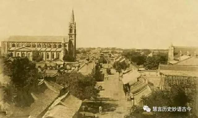 A scenic view of Handan Daming Catholic Church