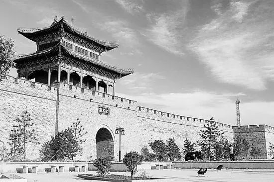 A scenic view of Handan Damingfu Ancient City Site