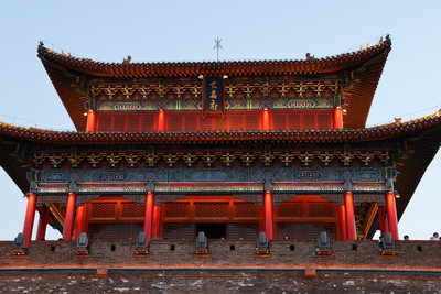 A scenic view of Handan Damingfu Ancient City Site