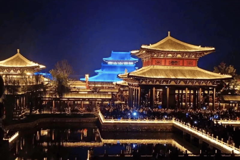 A scenic view of Handan Damingfu Ancient City Site