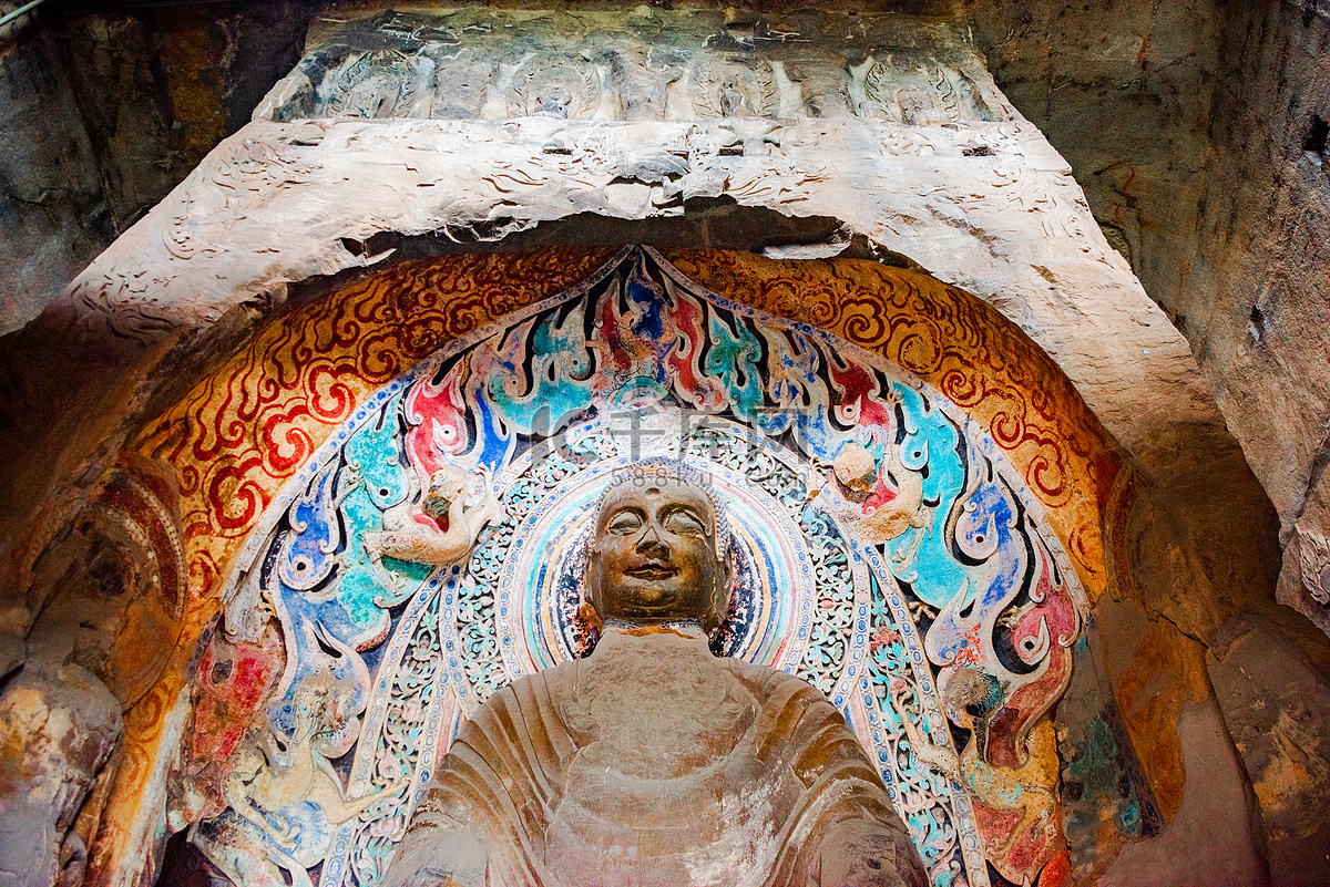 A scenic view of Handan Fahua Cave Grottoes