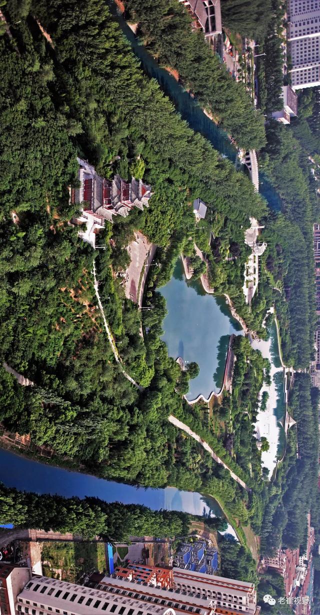 A scenic view of Handan Fuyang River West Eight Sluices
