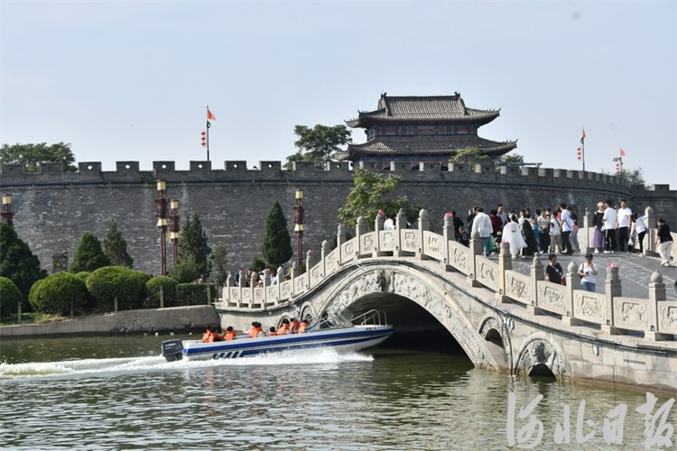 A scenic view of Handan Guzhen Ancient City Site