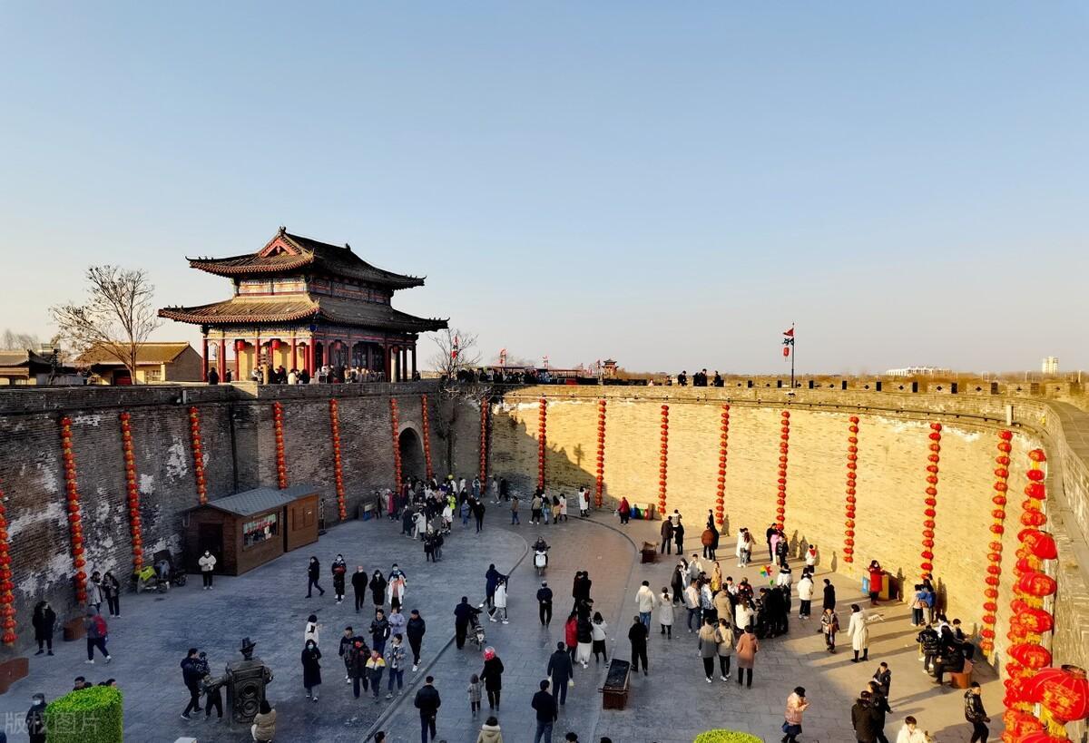 A scenic view of Handan Guzhen Ancient City Site