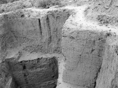 A scenic view of Handan Guzhen Ancient City Site