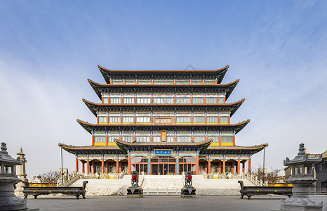 A scenic view of Handan Huangliangmeng Luxian Shrine