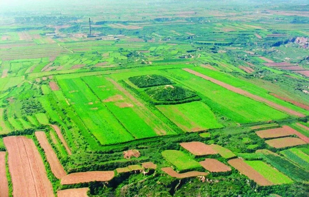A scenic view of Handan Jiangou Site