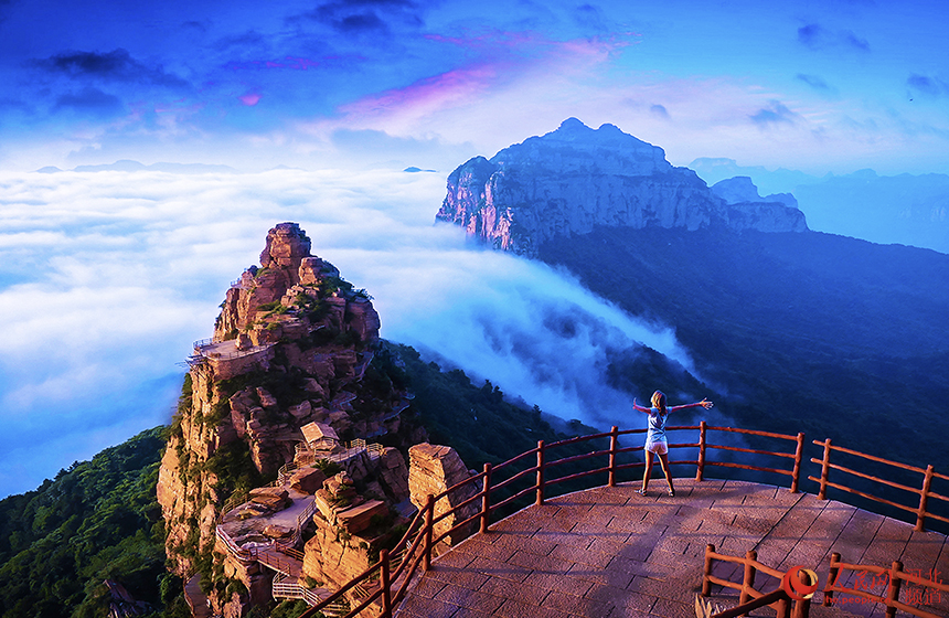 A scenic view of Handan Jiangou Site