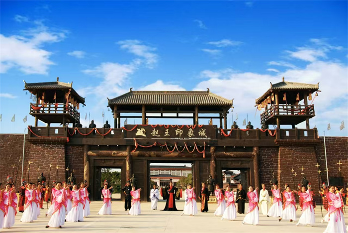 A scenic view of Handan Jiangwucheng Site